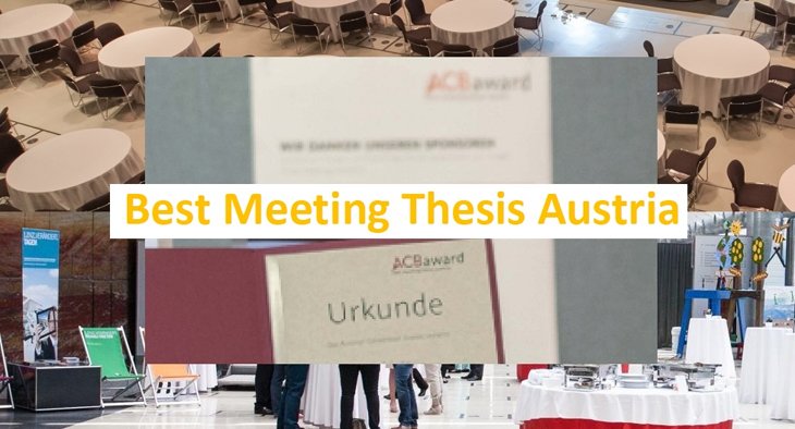 Best Meeting Thesis
