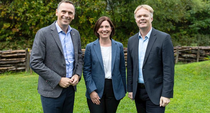 V.l.: Landesrat Jochen Danninger, Maria Luise Fröch / Convention Bureau Niederösterreich und Michael Duscher / Geschäftsführer Niederösterreich Werbung 